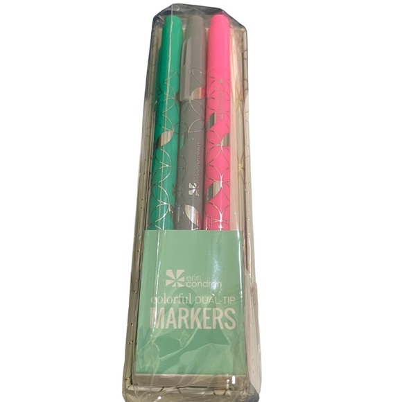 Erin Condren Stationary bundle: 16 all occasion cards & 3 dual tip markers. - Picture 3 of 3